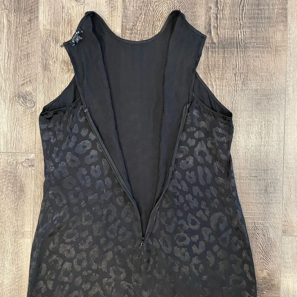 Express Black Leopard Dress size L - Picture 13 of 15
